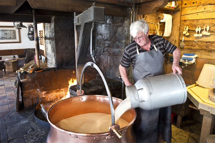 Traditional cheese making